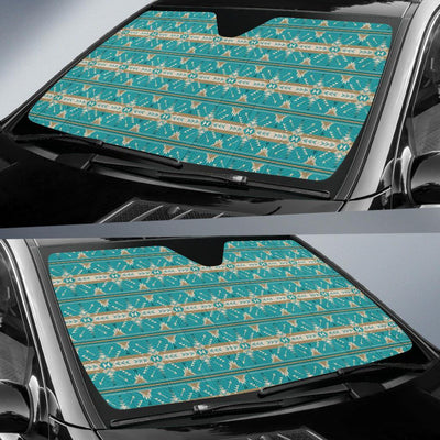 Southwest Native Design Themed Print Car Sun Shade For Windshield