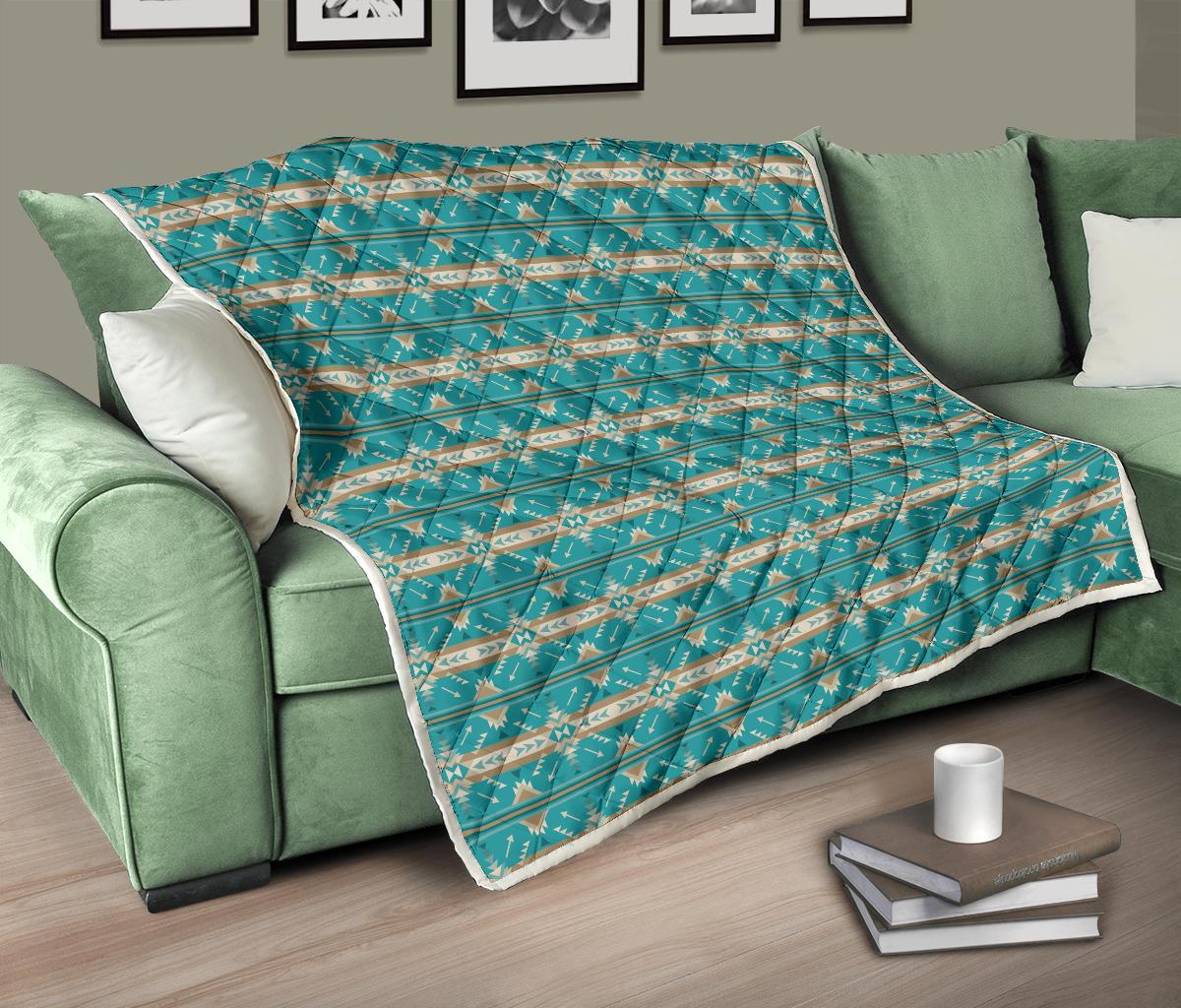 Southwest Native Design Themed Print Premium Quilt-JTAMIGO.COM