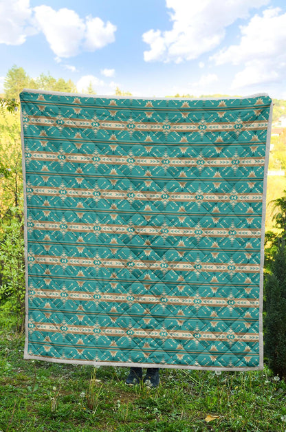 Southwest Native Design Themed Print Premium Quilt-JTAMIGO.COM