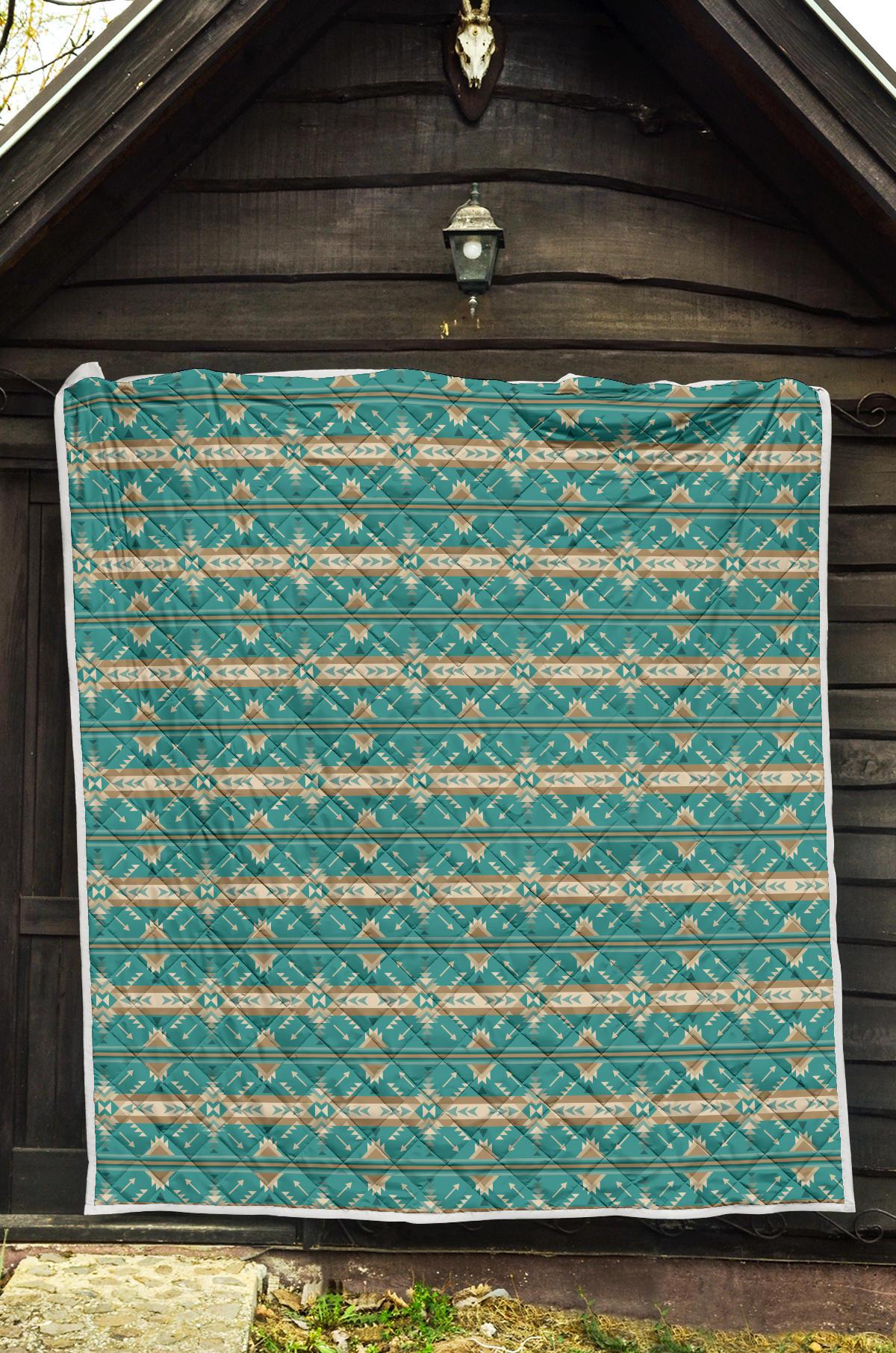 Southwest Native Design Themed Print Premium Quilt-JTAMIGO.COM