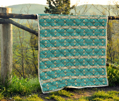 Southwest Native Design Themed Print Premium Quilt-JTAMIGO.COM