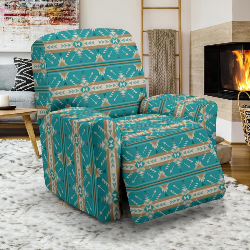 Southwest Native Design Themed Print Recliner Slipcover-JTAMIGO.COM