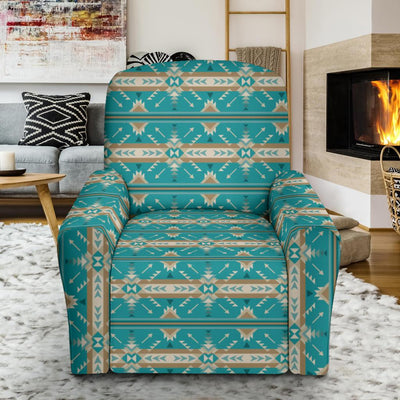 Southwest Native Design Themed Print Recliner Slipcover-JTAMIGO.COM