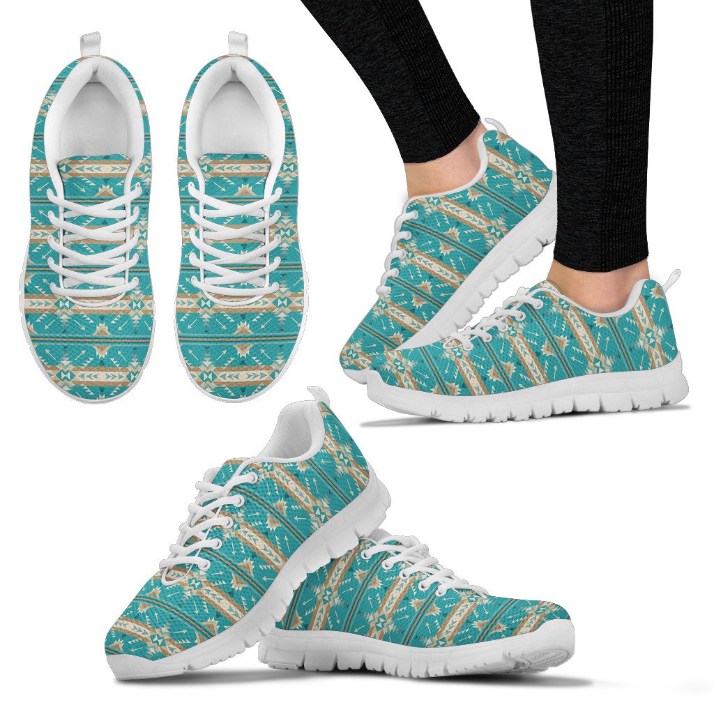 Southwest Native Design Themed Print Women Sneakers Shoes