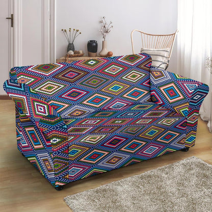 Southwestern Design Loveseat Slipcover-JTAMIGO.COM