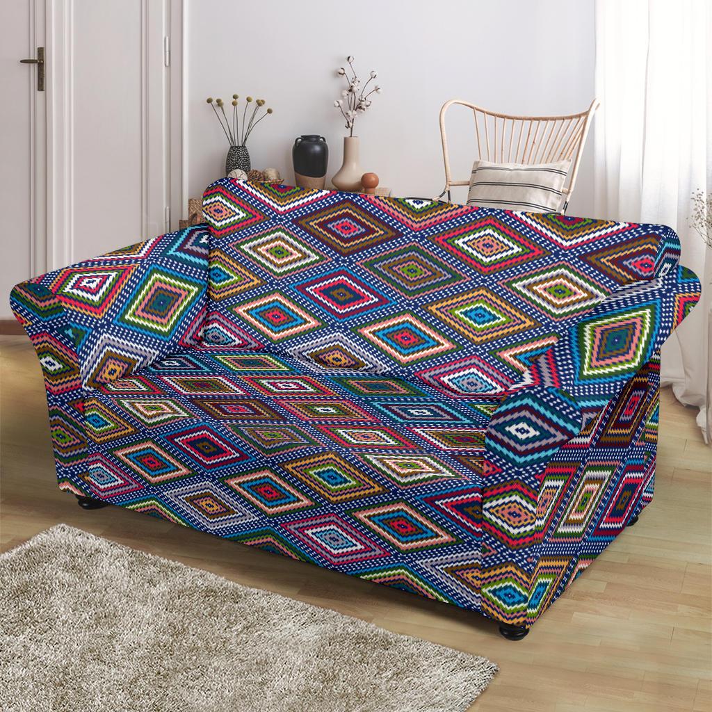 Southwestern Design Loveseat Slipcover-JTAMIGO.COM