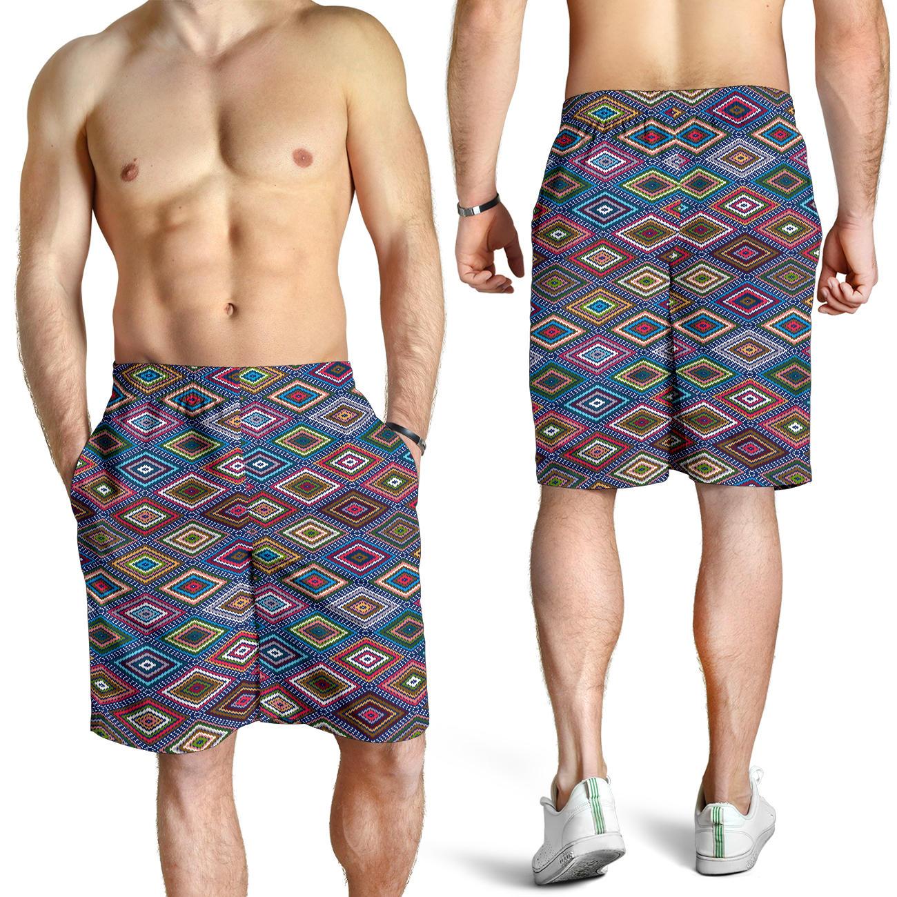 Southwestern Design Mens Shorts-JTAMIGO.COM