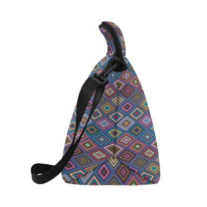 Southwestern Design Neoprene Lunch Bag (Model 1669)(Large)-JTAMIGO.COM