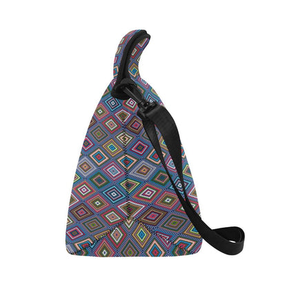 Southwestern Design Neoprene Lunch Bag (Model 1669)(Large)-JTAMIGO.COM