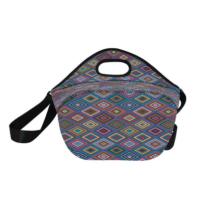 Southwestern Design Neoprene Lunch Bag (Model 1669)(Large)-JTAMIGO.COM