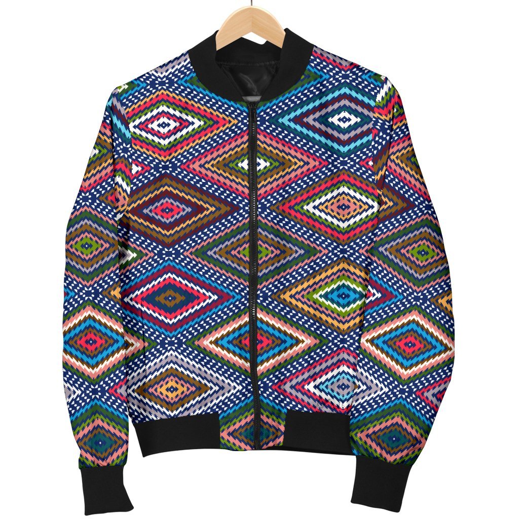 Southwestern Design Women Casual Bomber Jacket