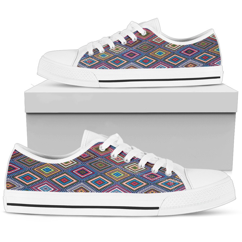 Southwestern Design Women Low Top Shoes-JTAMIGO.COM