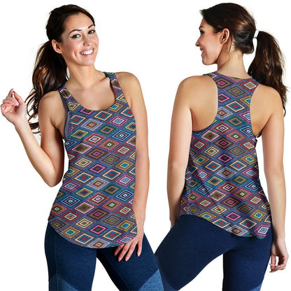 Southwestern Design Women Racerback Tank Top