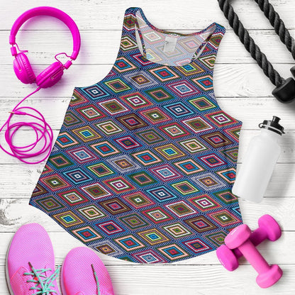 Southwestern Design Women Racerback Tank Top