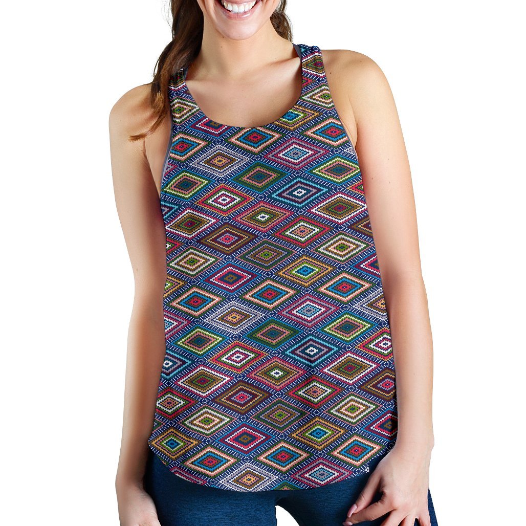 Southwestern Design Women Racerback Tank Top