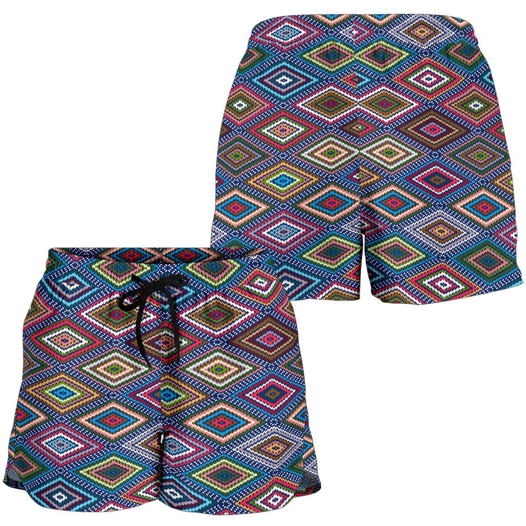 Southwestern Design Women Shorts-JTAMIGO.COM