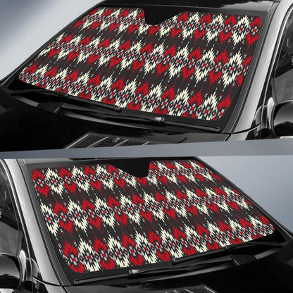 Southwestern Pattern Car Sun Shade For Windshield