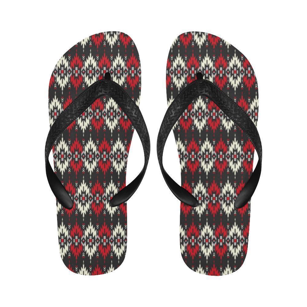 Southwestern Pattern Flip Flops-JTAMIGO.COM