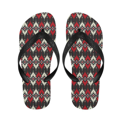 Southwestern Pattern Flip Flops-JTAMIGO.COM