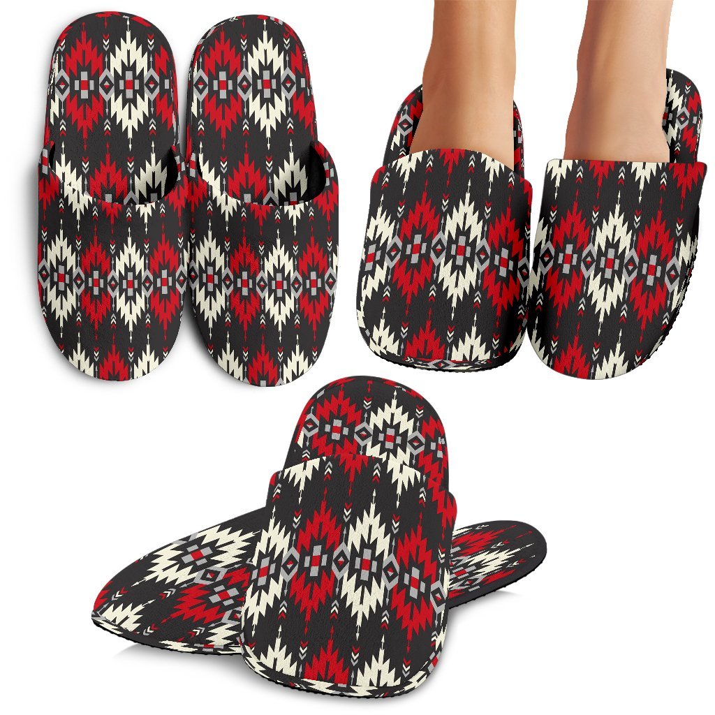Southwestern Pattern House Slippers
