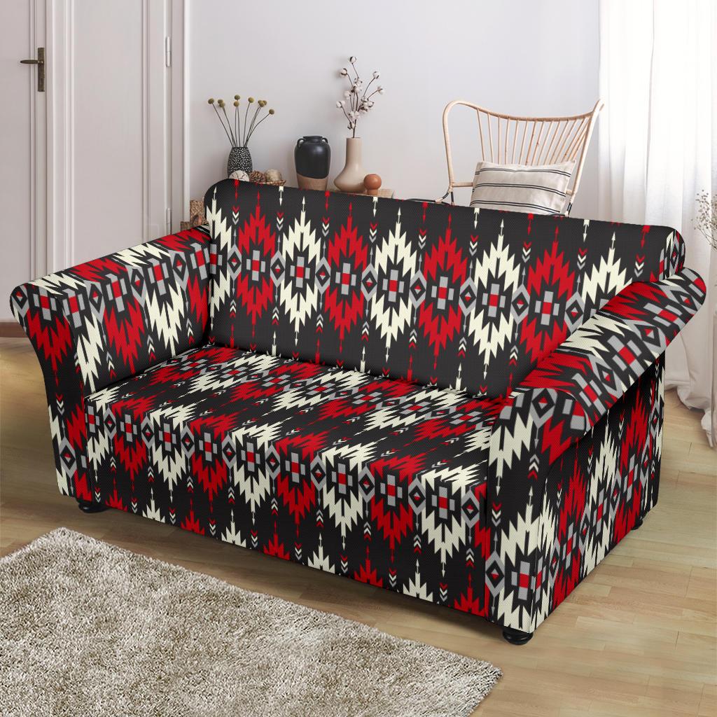 Southwestern Pattern Loveseat Slipcover-JTAMIGO.COM