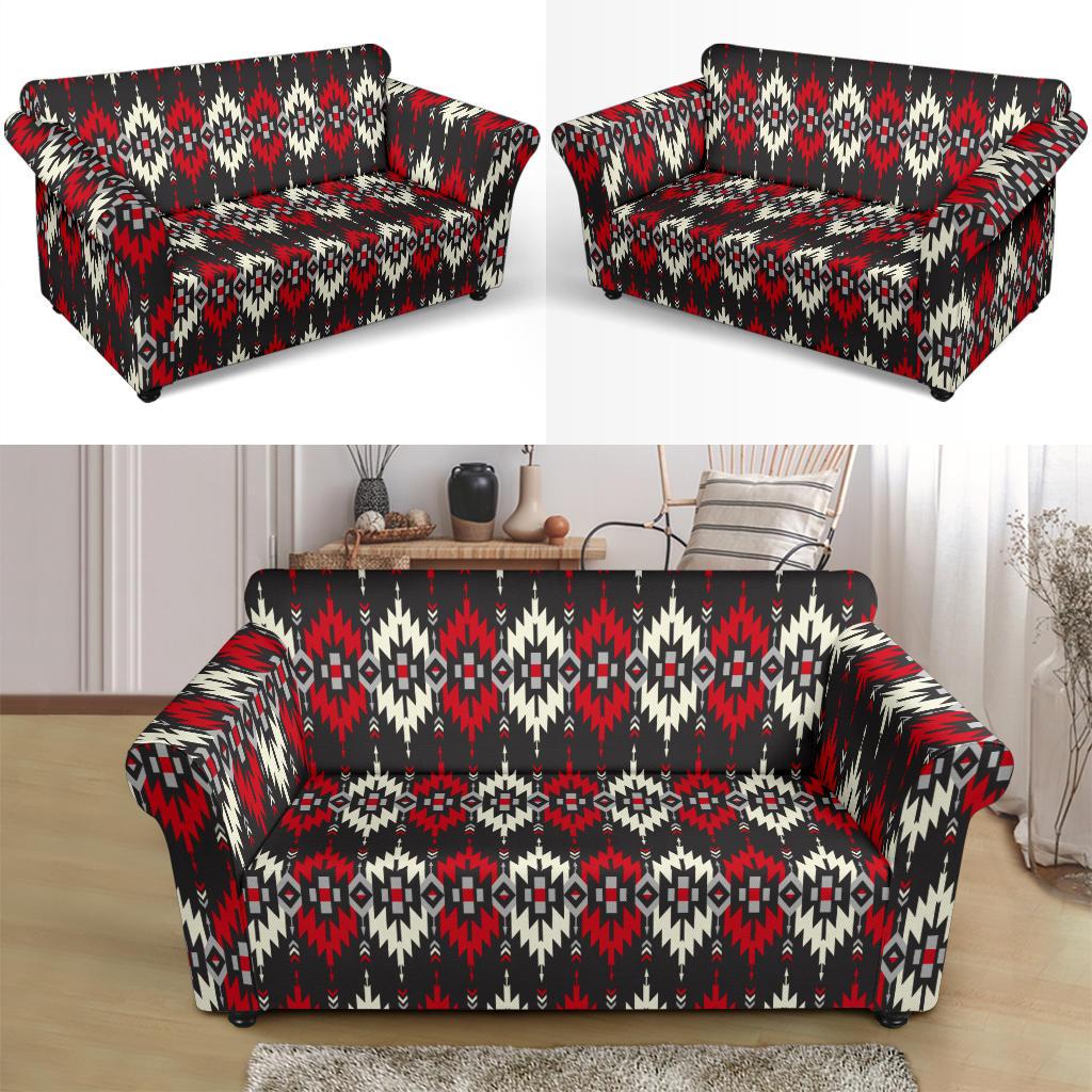 Southwestern Pattern Loveseat Slipcover-JTAMIGO.COM