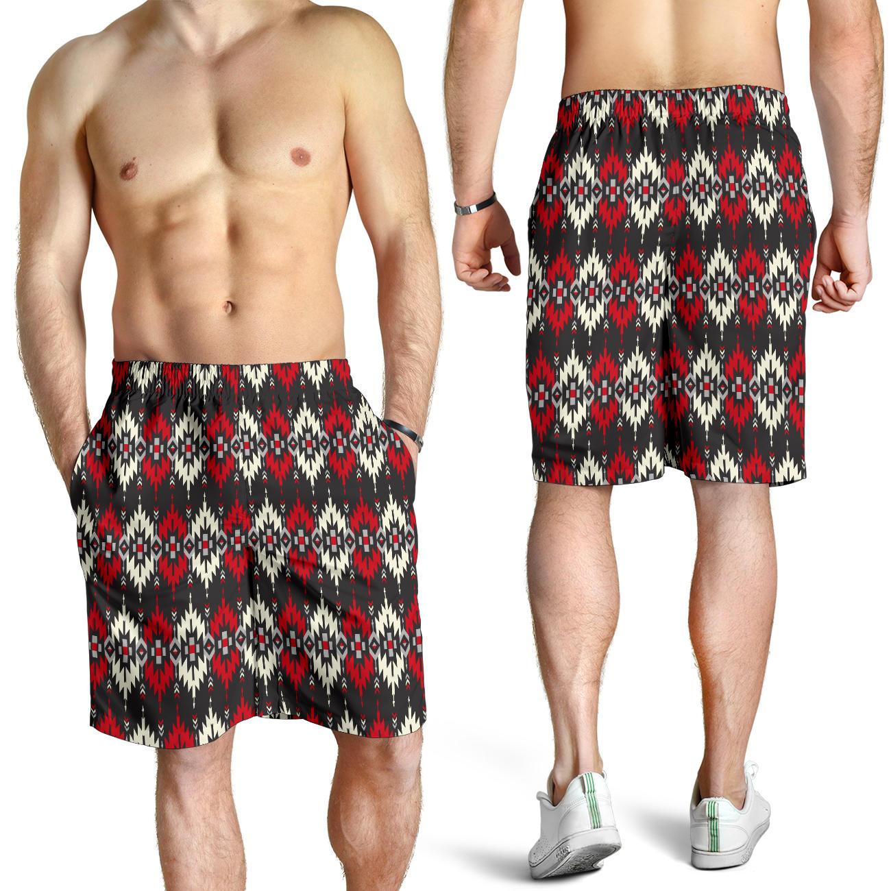 Southwestern Pattern Mens Shorts-JTAMIGO.COM