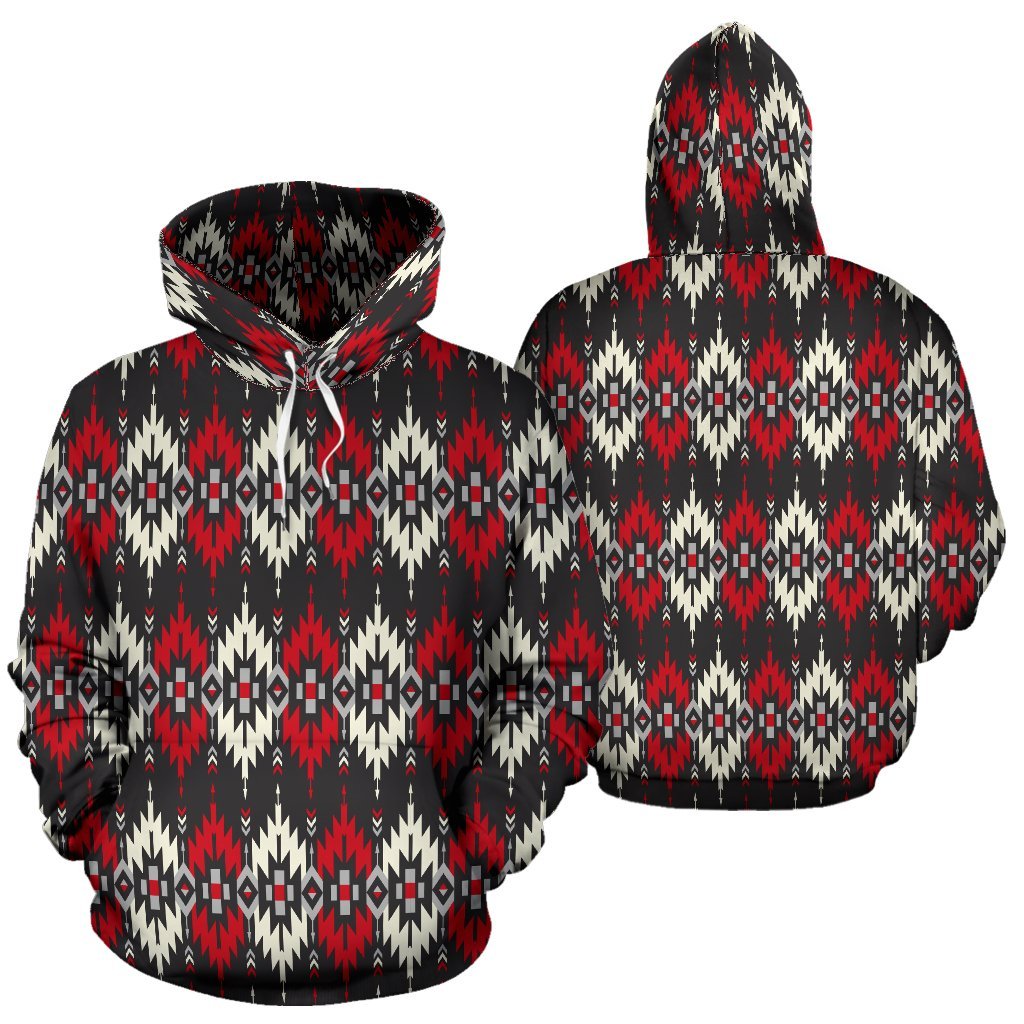 Southwestern Pattern Pullover Hoodie