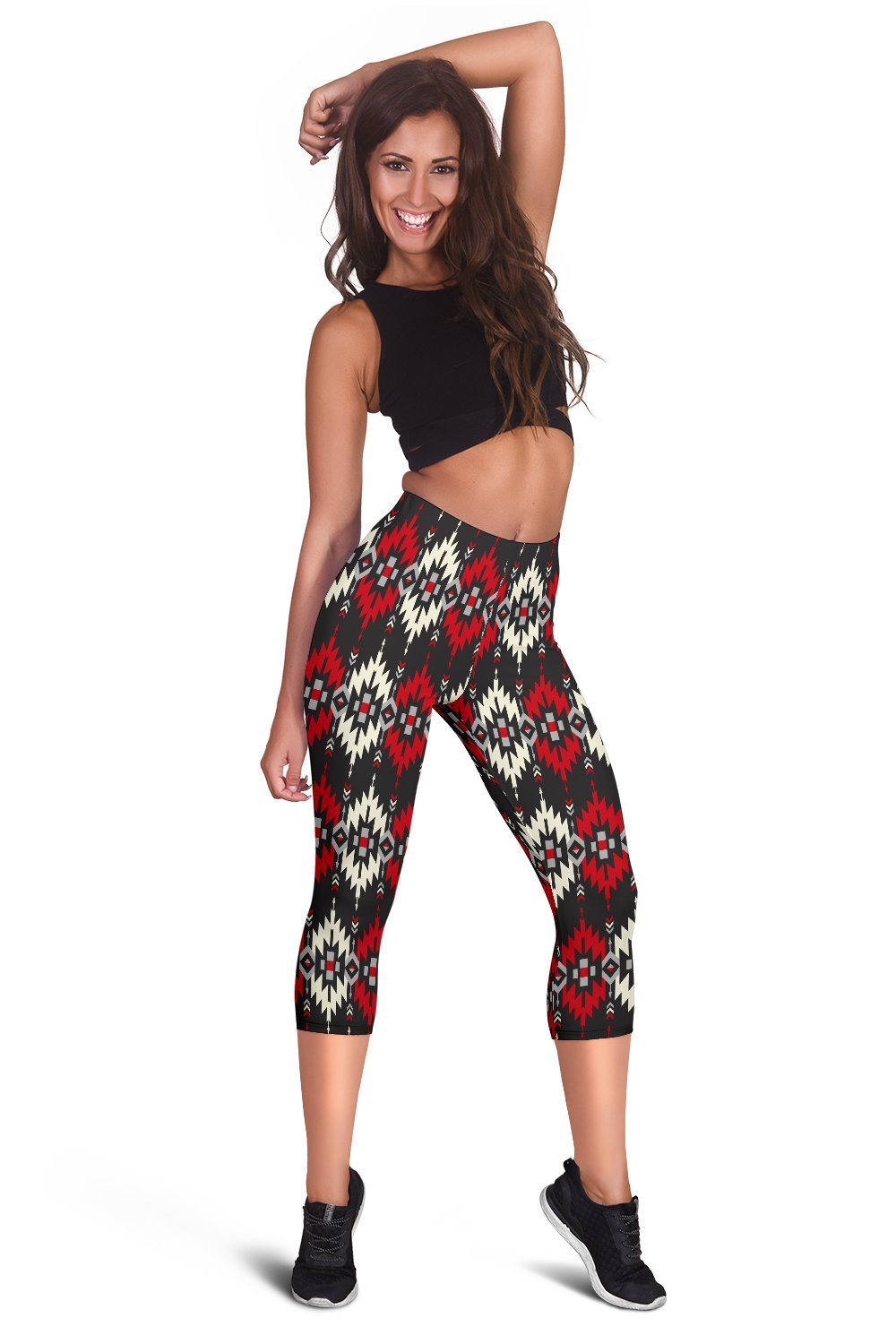 Southwestern Pattern Women Capris