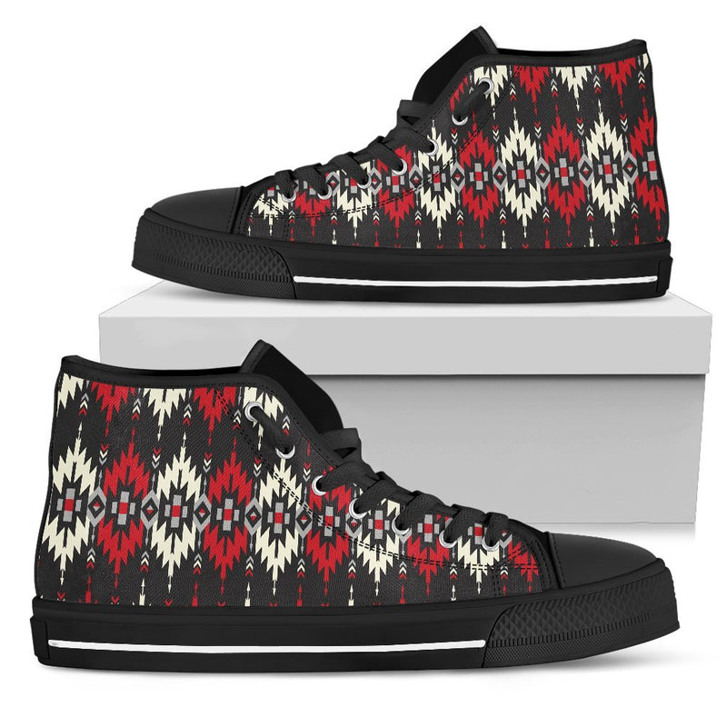 Southwestern Pattern Women High Top Shoes