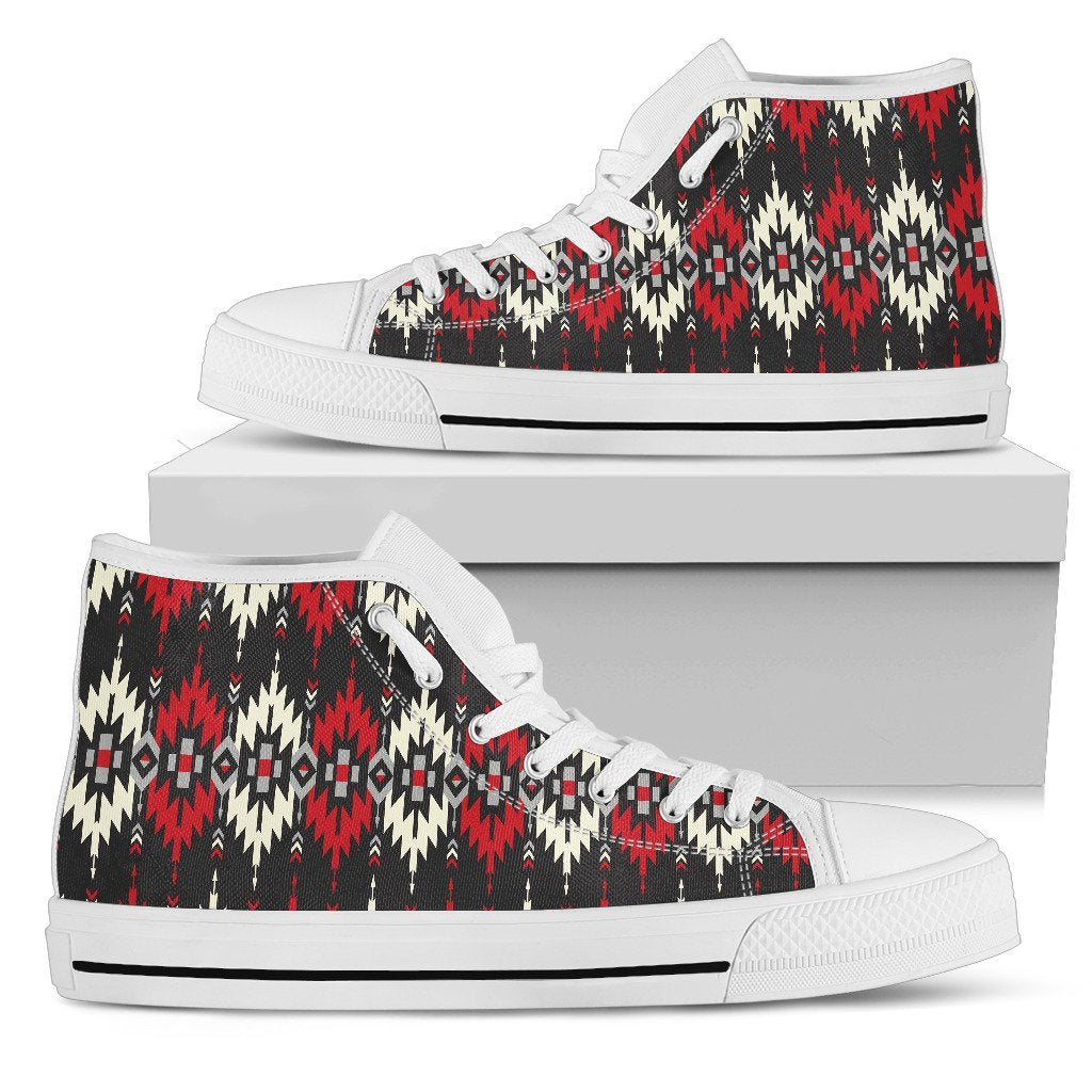 Southwestern Pattern Women High Top Shoes