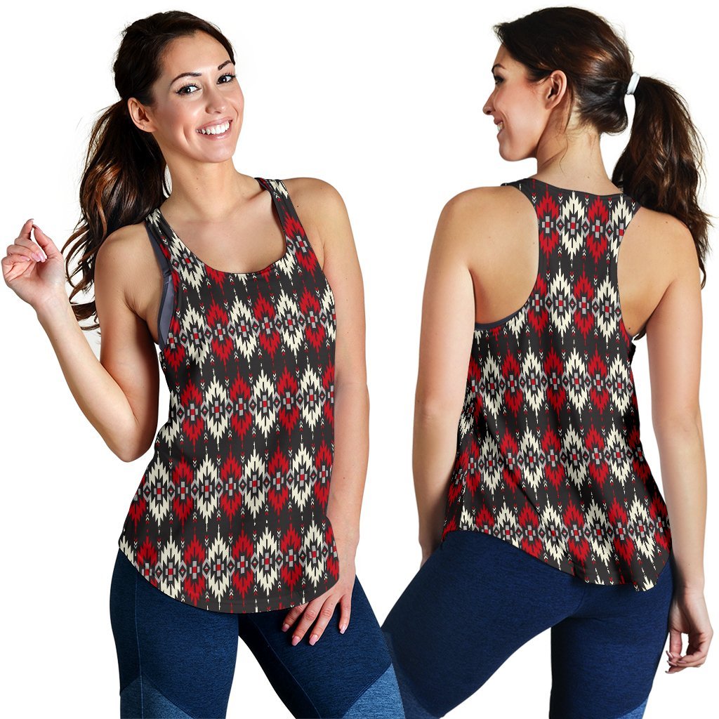 Southwestern Pattern Women Racerback Tank Top