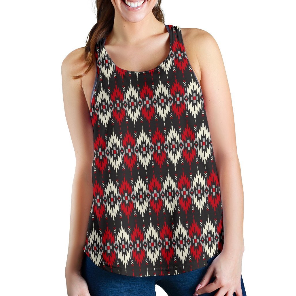 Southwestern Pattern Women Racerback Tank Top