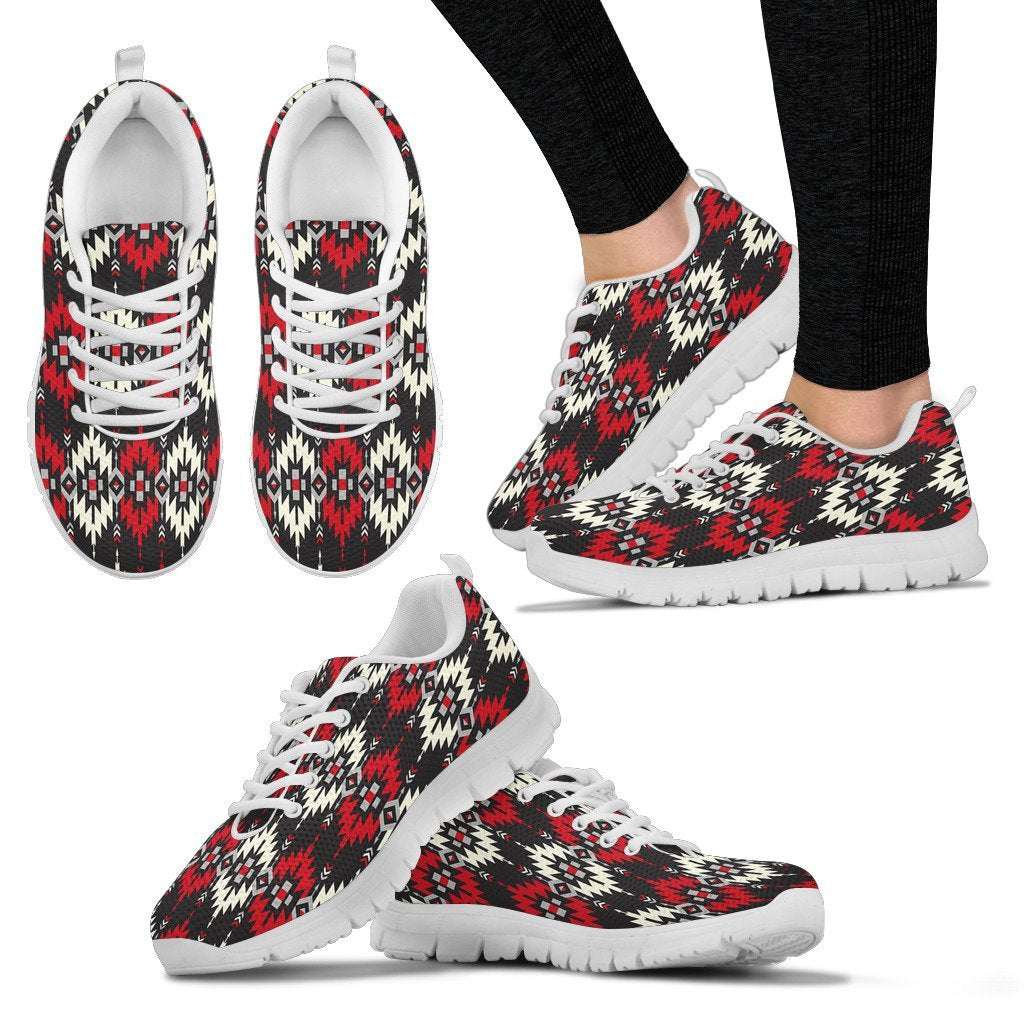 Southwestern Pattern Women Sneakers Shoes