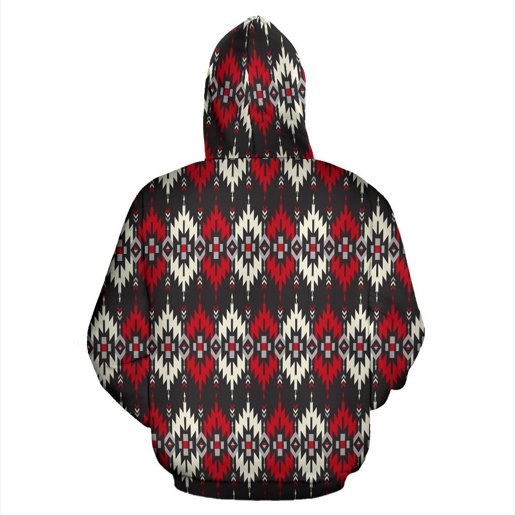 Southwestern Pattern Zip Up Hoodie