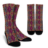 Southwestern Print Crew Socks