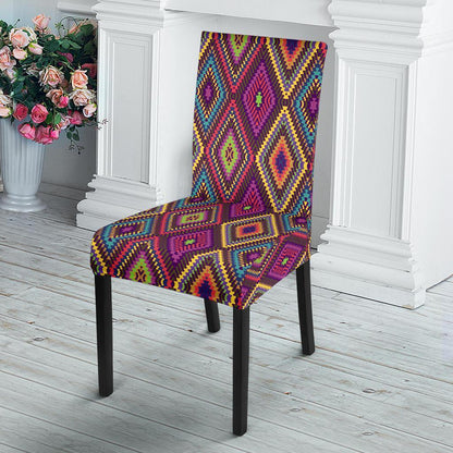 Southwestern Print Dining Chair Slipcover-JTAMIGO.COM