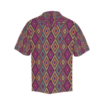 Southwestern Print Men Aloha Hawaiian Shirt