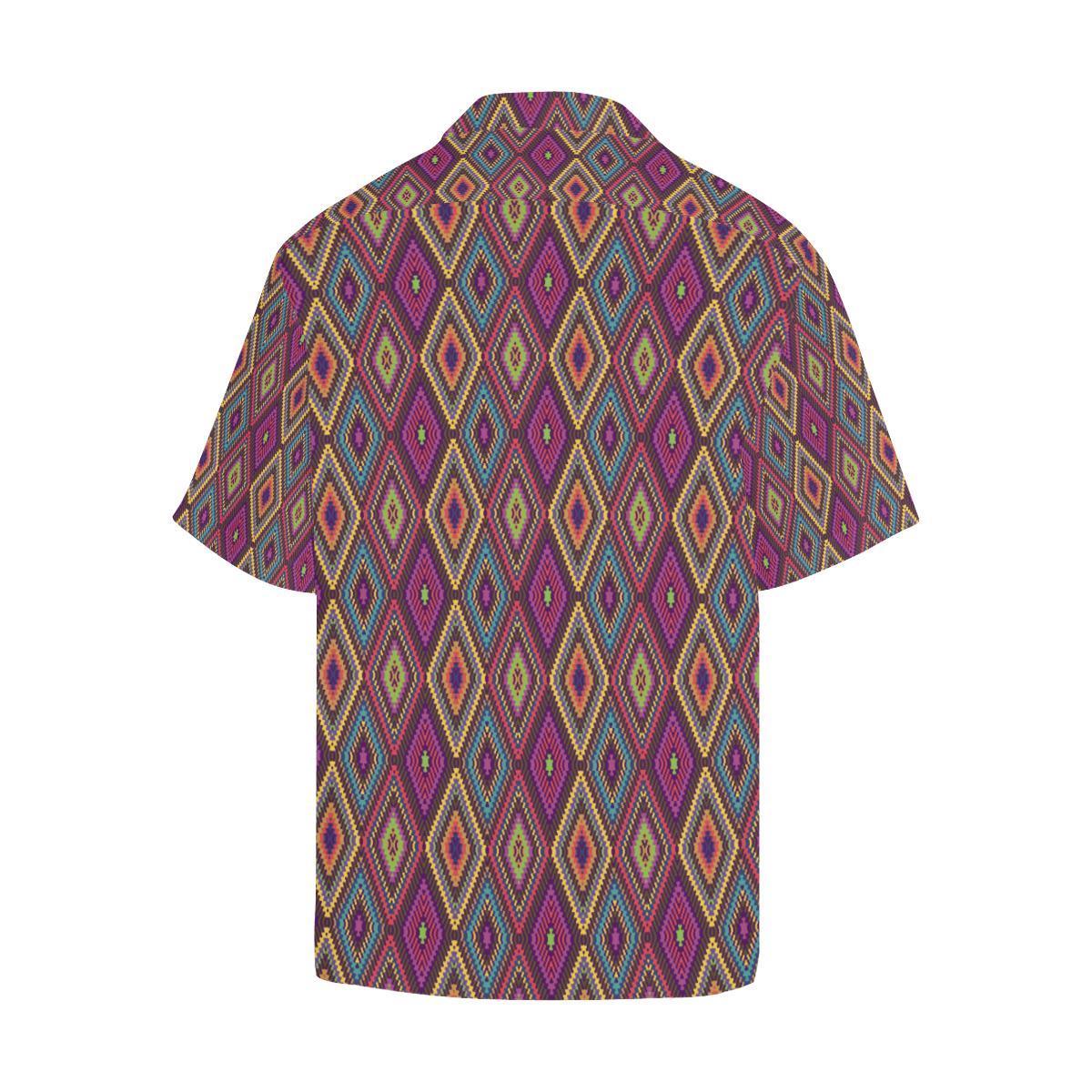 Southwestern Print Men Aloha Hawaiian Shirt