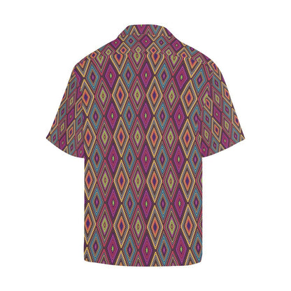 Southwestern Print Men Aloha Hawaiian Shirt