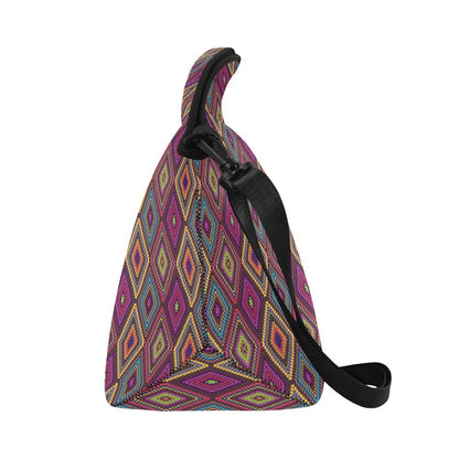 Southwestern Print Neoprene Lunch Bag (Model 1669)(Large)-JTAMIGO.COM