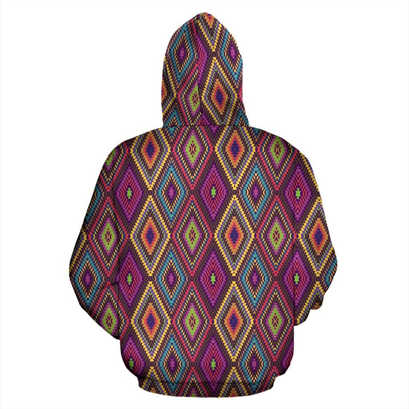 Southwestern Print Pullover Hoodie