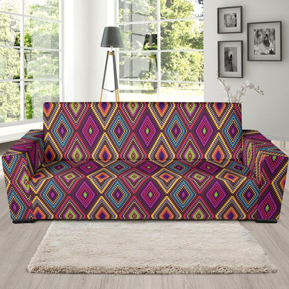 Southwestern Print Sofa Slipcover-JTAMIGO.COM