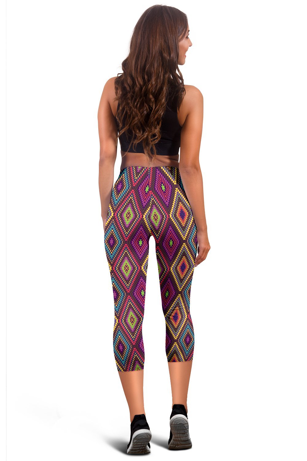 Southwestern Print Women Capris