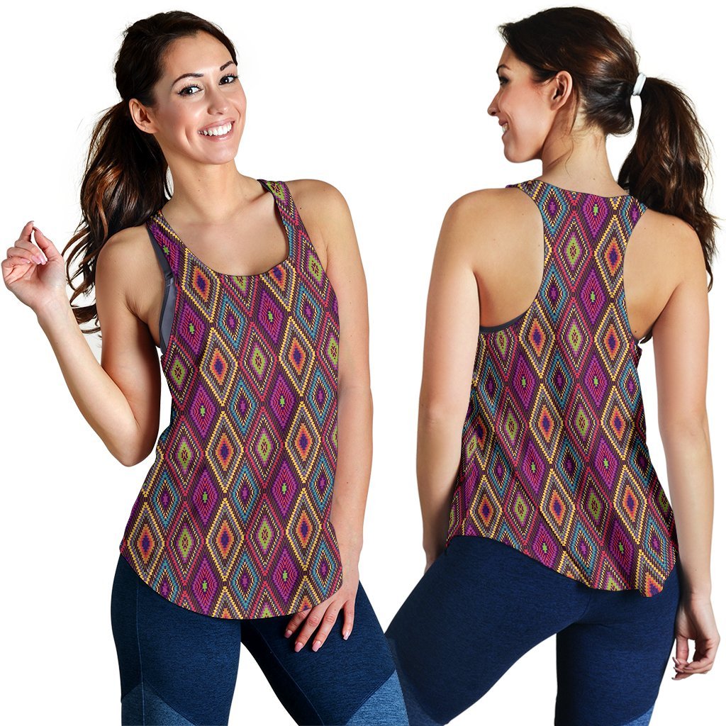 Southwestern Print Women Racerback Tank Top