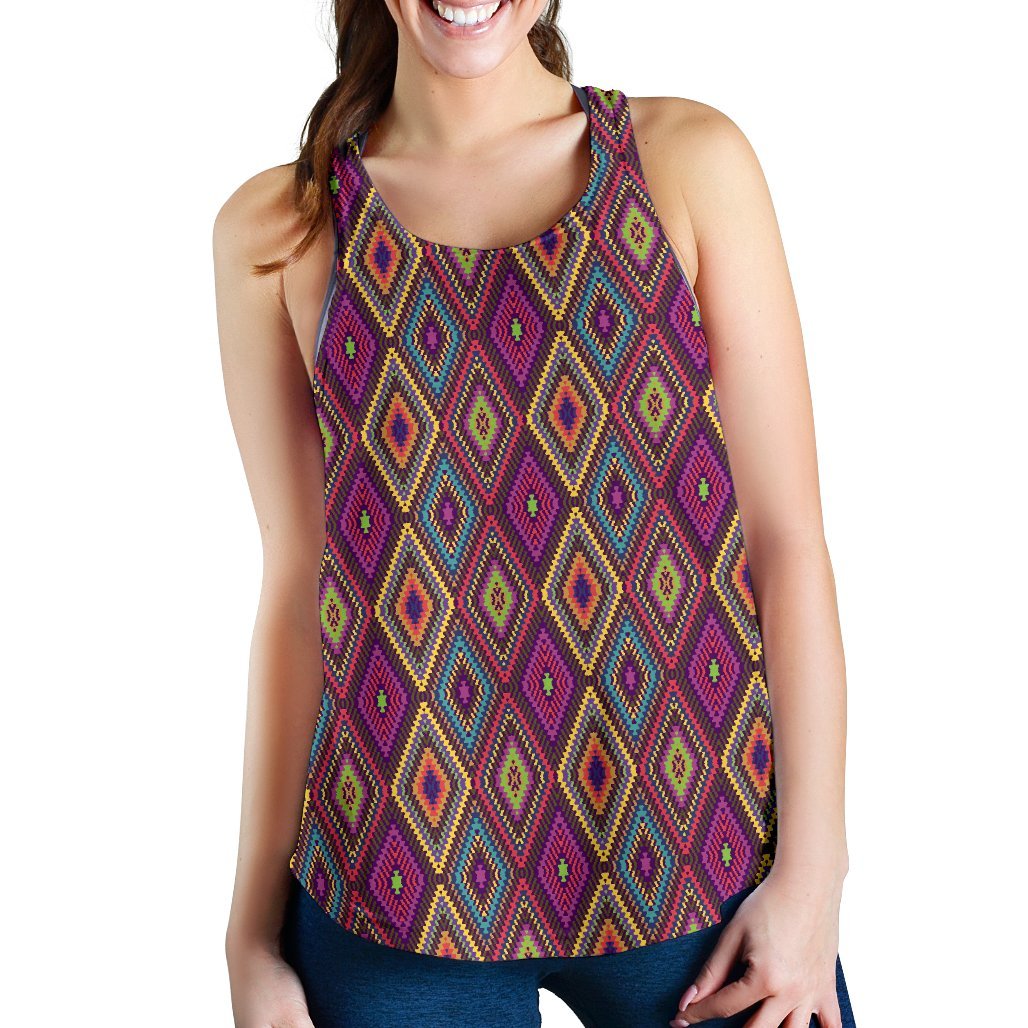 Southwestern Print Women Racerback Tank Top