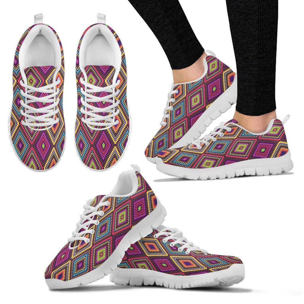 Southwestern Print Women Sneakers Shoes