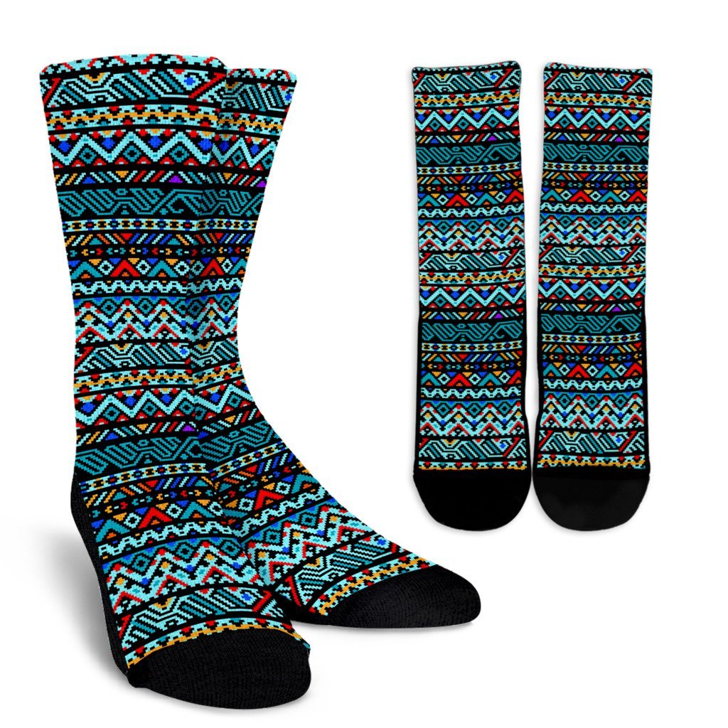 Southwestern Style Crew Socks