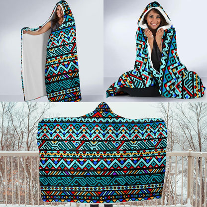 Southwestern Style Hooded Blanket-JTAMIGO.COM
