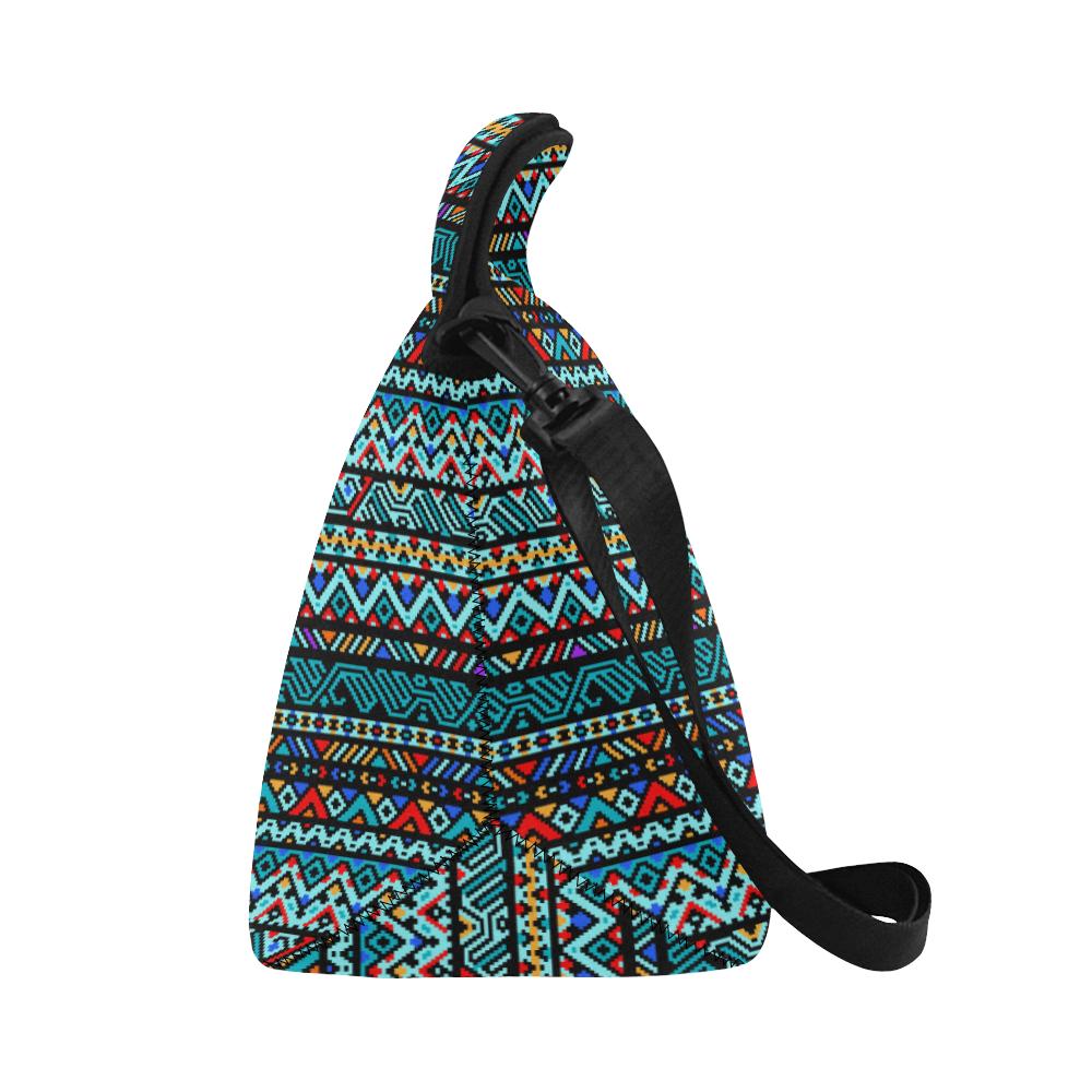 Southwestern Style Neoprene Lunch Bag (Model 1669)(Large)-JTAMIGO.COM